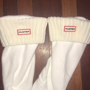 White Hunter Tall Boot Socks. Never Worn!